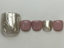 ネイルメゾン 天神店(NAIL MAISON)/春ゴールドピンク¥7000