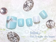 ネイルサロン フェリーチェ(felice)/【定額フットネイル】7480円