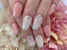 ディーネイル 天王寺(D-nail)/(松崎)大理石nail☆