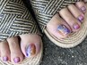 【nail】フットネイル（ワンカラー）＋角質除去　9800円→9300円