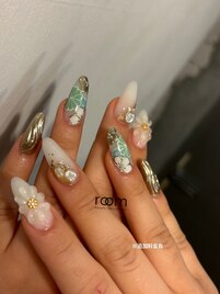 成人式ネイル×フルオーダー