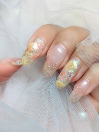 ひまわりネイル