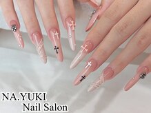 ナユキ 北千住店(NA.YUKI)/クロム十字架ネイル