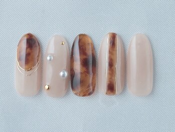 エリクサーネイル 長堀橋(Elixir Nail)/長堀橋限定べっ甲デザイン♪