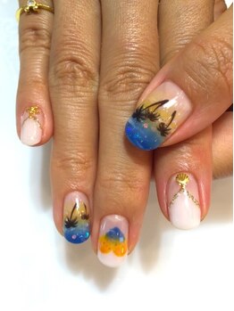 クリスタルネイル ボンベルタ橘店(CRYSTAL NAIL)/夏ネイル