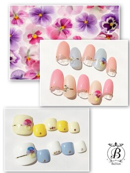 ネイルサロン ブリオン(Nail Salon Bullion)/パンジーネイル