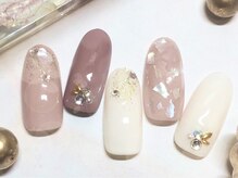 プルトワ(pourtoi)/キラキラシェルネイル★