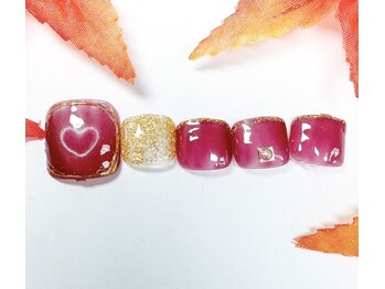 ルシェルネイル ゼゼ(Le Ciel Nail zeze)/2024秋冬フットNEWサンプル