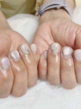 クルール(Couleur)/ミラーチューリップネイル♪