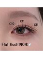 トゥルーネイル アンド アイ 天神店(TRU NAIL & EYE)&nbsp;フラットラッシュ140本ナチュラルデザイン♪【新規】￥5990