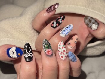 Clair &nbsp;nail 郡山［クレールネイル］【3月下旬 OPEN（予定）】の写真/【全メニュー20％オフ】【4本アート￥6080～】【持ち込みアート￥7920～】