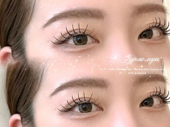ジプソウユ(Gypso,uyu)の写真/《驚異のモチ×極上の仕上がり》LEDマツエクで理想のデザインがずっと続く★高持続が自慢のサロン♪