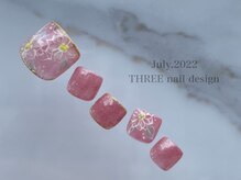 スリー(THREE)/July.2022/nail design