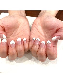 ハーティーネイル hearty nail 溝の口店/フレンチネイル
