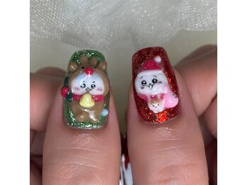 チピネイル 尼崎(chipinail)/3Dパーツ☆ちいかわ