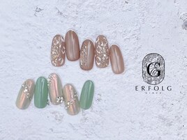 アニマル柄×ミラーデザイン