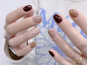 モアグラム 渋谷道玄坂店(More Glam)/秋ネイル持ち込み