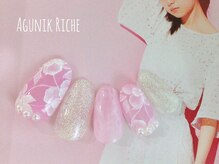 アグニークリッシェ(Agunik Riche)/【フラワーネイル】