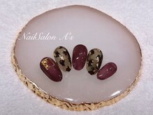 アズ(A's)/シースルーアニマル風ネイル