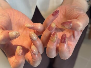フロウネイル(Flow nail)/simple art