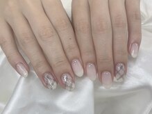 インザピンクリリー(in the pink LILY)/チェックネイル