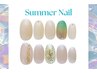 【夏ネイル】シンプルアート☆