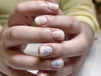 お絵描きネイル