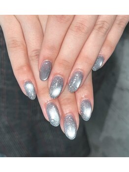 サロン ド ヴィエル(salon de Viel)/冬カラーマグネットネイル