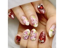 モアネイル(more nail)/薔薇ネイル