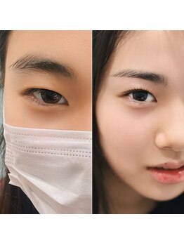 まつ毛パーマ専門店 glowm 【グロウム】新瑞橋店の写真/【まつ毛×美眉スタイリング】メイク時間を短縮しながら垢抜けた印象へ