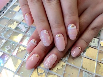 ネイルエルーシェ 立川店(Nail Ercher)/フラワーネイル/ボーダー