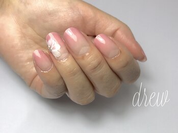 エムサロン 伊勢崎(emusalon)/ピンクグラデーション＋お花♪