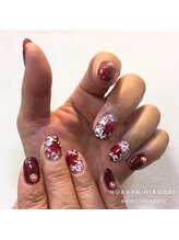 ネイルスタジオ レイナローズ(NAIL STUDIO Reina Rose)/レッド×ローズ