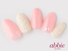 ネイルサロン アビー 宮益坂店(abbie)/シンプルツイード　￥10604