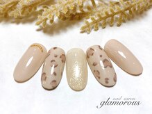 ネイルグラマラス 西新井店/《パラジェル》ヒョウ柄ネイル