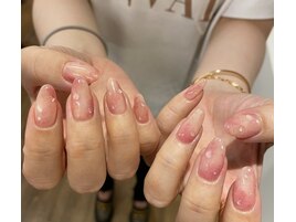 桃ネイル