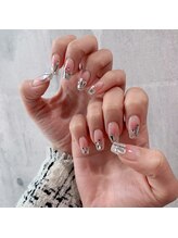 アンダーバーホワイトプラス 南海難波店(_WHITE+)/チークネイル