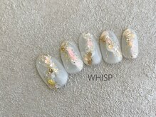 ウィスプ(WHISP)/キラキラホワイトマーブル　春夏