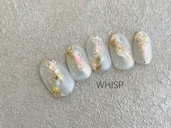 ウィスプ(WHISP)/キラキラホワイトマーブル 春夏