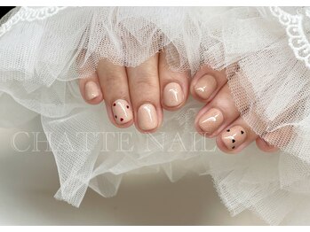シャットネイル(CHATTE NAIL)/爪育デザインネイルAコース