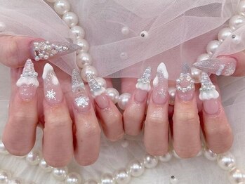 プティネイル(Puty Nail)/ツイードクリスマスネイル