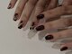 モナサロン(Mona salon)の写真/人気のワンホン/ガラスフレンチ/マグネットもＯＫ♪爪が短いor伸ばせない方も思わず見せたくなる可愛い爪に