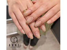 アンネ 渋谷店(ANNE)/【パラジェル】ミラーフレンチ☆