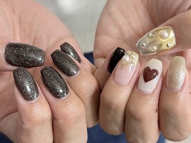 ちぐはぐネイル