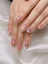 ティンク 横浜店(Tink)/チェックパラジェル冬ネイル