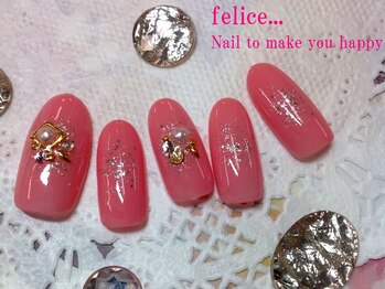 ネイルサロン フェリーチェ(felice)/【定額ネイル】¥7480