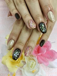 [近藤]大理石ネイル