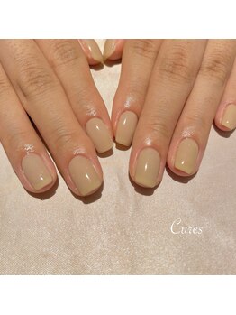 キュアーズ ネイル(CURES NAIL)/ベージュワンカラー
