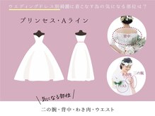 【プリンセス・Aラインドレス着用時】バストと併せて気になる部位は？