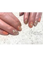 メール 代々木上原(Mer)/シアーオレンジネイル